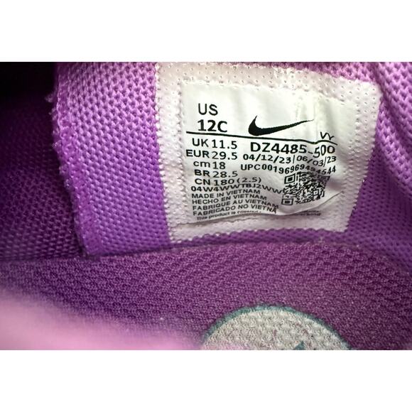 Nike Zoom Freak 4 PS Small Kids Size 12C Giannis Basketball DZ4485-500 - Picture 7 of 10